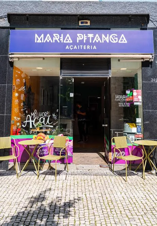 Açaiteria Maria Pitanga em Braga, no Largo João Penha